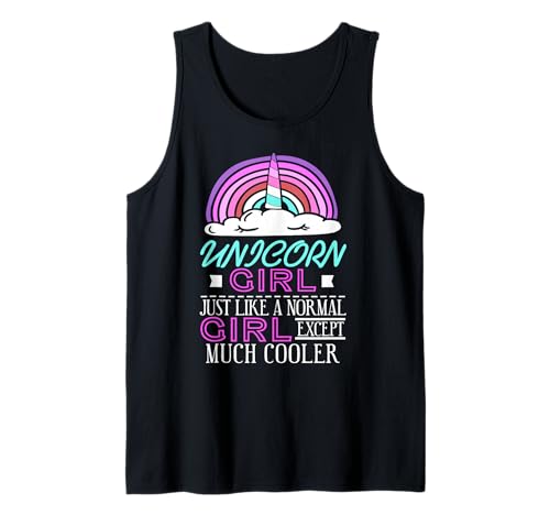 Cooleres Einhorn Mädchen Regenbogen Fantasie Stil Tank Top Cooleres Einhorn Mädchen Regenbogen Fantasie Stil Tank Top von Fantasie Einhorn Spaß Humor Vibes