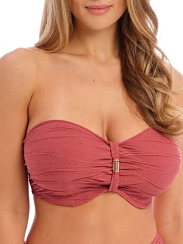 Fantasie Beach Waves Bandeau-Bikinioberteil, Persische Rose, Pink, 70F, Persische Rose, 70E von Fantasie