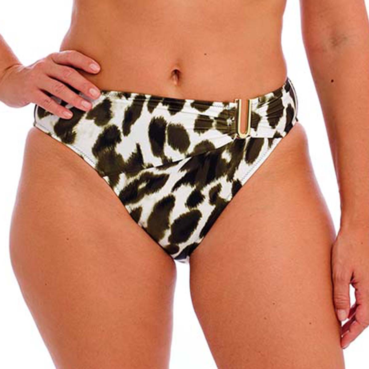 Fantasie Cabo Verde Midi-Bikinihose, Multi, Größe: L, Damen von Fantasie