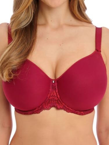 Fantasie Damen Aubree geformter Spacer Bügel T-Shirt-BH, Undurchsichtige, rot, 90D von Fantasie