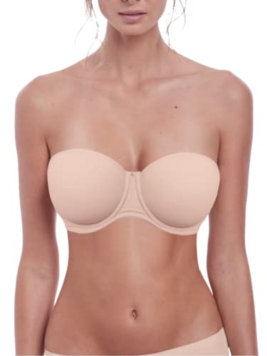 Fantasie Damen Aura Moulded Underwire Multi-Way Strapless Bra T-Shirt-BH, Naturfarben/Beige, 75F von Fantasie