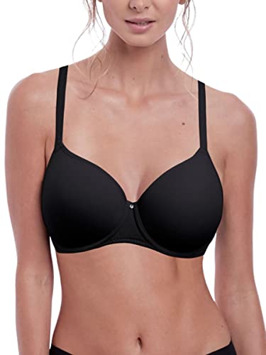 Fantasie Damen Aura Moulded Underwire Seamless Bra T-Shirt-BH, Durchsichtig, Schwarz, 65E Fantasie Damen Aura Moulded Underwire Seamless Bra T-Shirt-BH, Durchsichtig, Schwarz, 65E von Fantasie