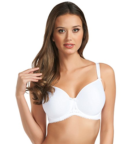 Fantasie Rebecca geformter T-Shirt-Bügel-BH (2024), Weiss/opulenter Garten, 36GG von Fantasie