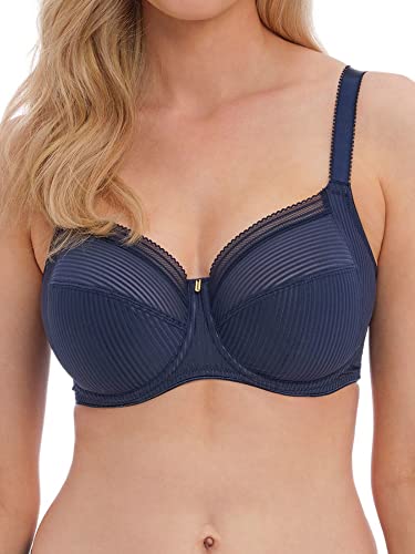 Fantasie Damen Fusion Bügel seitlicher Stützfunktion BH mit voller Abdeckung, Durchsichtig, Navy, 65F von Fantasie