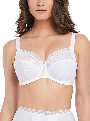Fantasie Damen Fusion Bügel Seitlicher Stützfunktion BH mit voller Abdeckung, Durchsichtig, Weiss/opulenter Garten, 75F von Fantasie