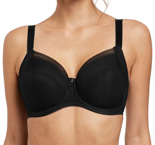 Fantasie Damen Fusion Underwire Full Cup Side Support Bra BH mit voller Abdeckung, schwarz, 90F von Fantasie