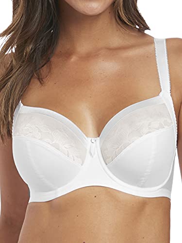 Fantasie Damen Illusion beugelbeha met zijdelingse ondersteuning, volledige afdekking BH mit voller Abdeckung, Weiß, 80K EU von Fantasie