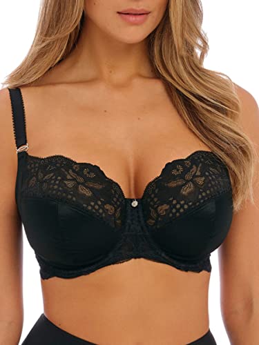 Fantasie Damen Reflect Bügel-BH mit seitlicher Unterstützung, volle Abdeckung, Schwarz, 75GG von Fantasie