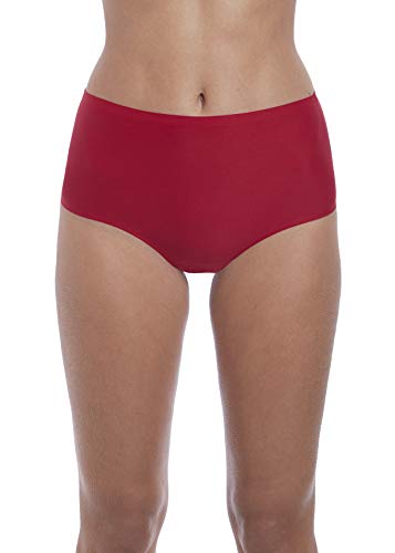 Fantasie Damen Smoothease Seamless Full Coverage Brief Slip, Rot/Ausflug, einfarbig (Getaway Solids), Einheitsgröße von Fantasie