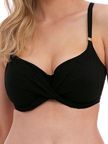 Fantasie Ottawa Underwire Wrap Front Full Cup Bikini Top in Black (FS6355) *Sizes D-H* von Fantasie