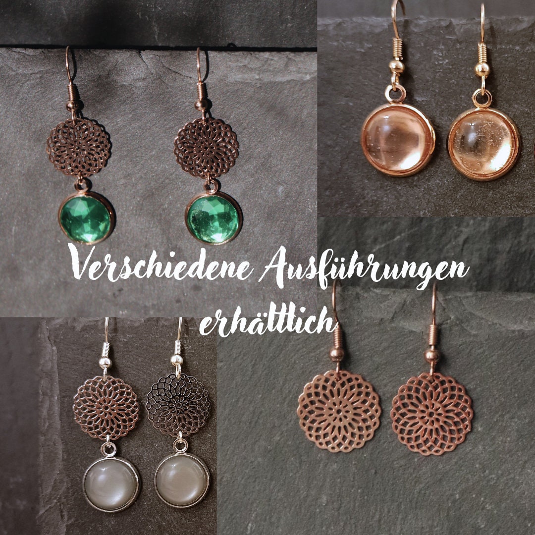 Boho Ohrringe Roségold I Gold Silber Boho Ohrringe Roségold I Gold Silber von Fantasieschmuck