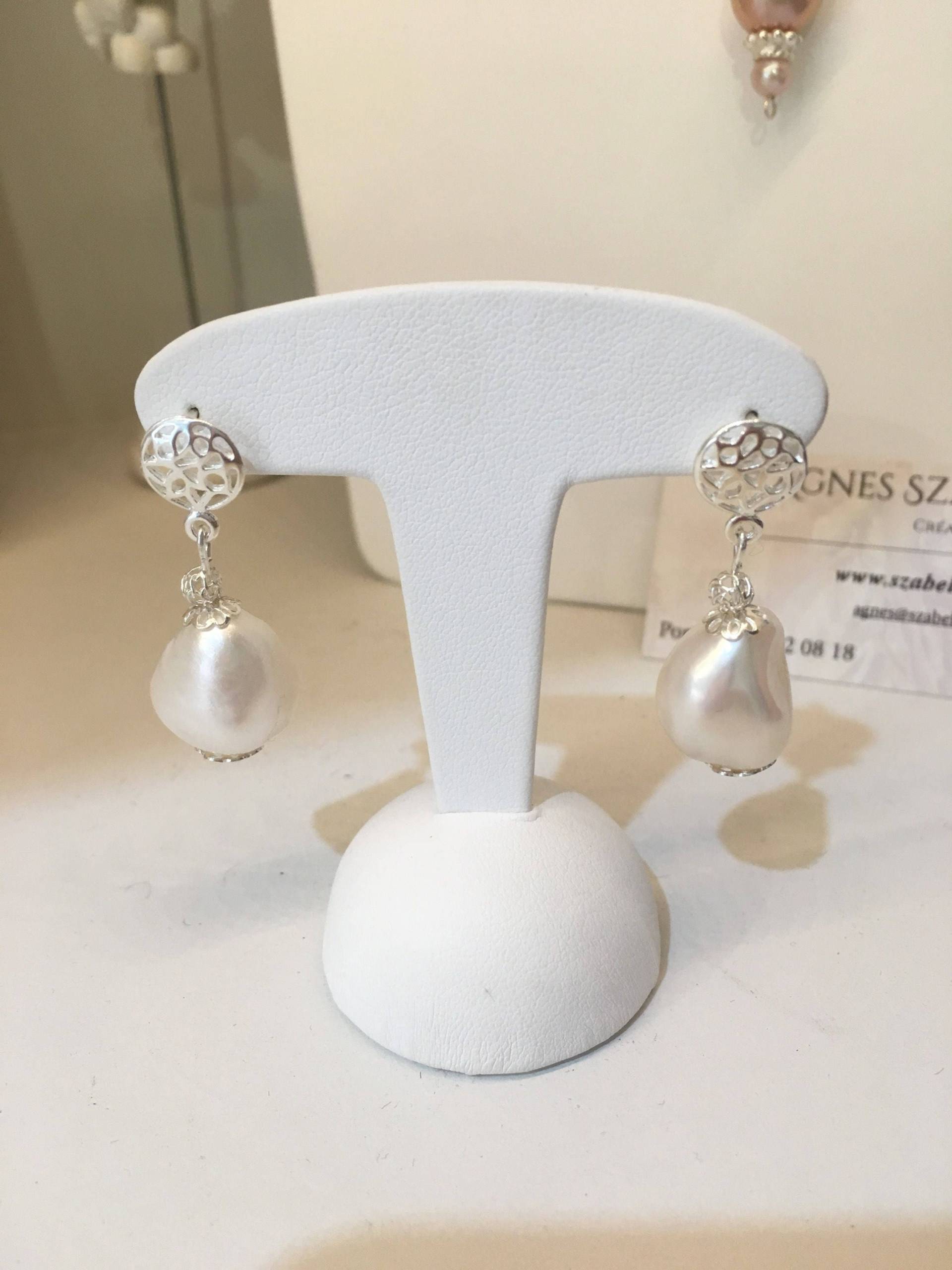 Ohrringe Aus 925Er Silber Und Barockperlen Ohrringe Aus 925Er Silber Und Barockperlen von FantasjaCreations
