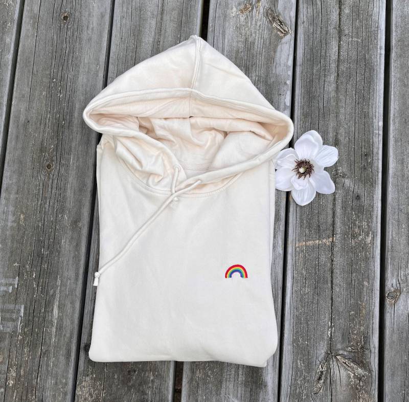 Hoodie Mit Stickerei Regenbogen Hoodie Mit Stickerei Regenbogen von Fantastixx