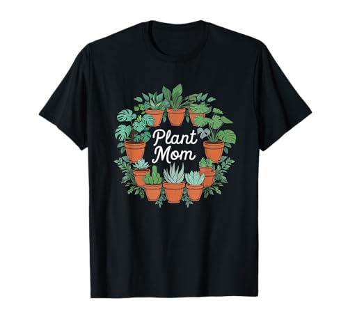 Terrakotta Sukkulenten Kranz Pflanze Mama Botanische Grafik T-Shirt Terrakotta Sukkulenten Kranz Pflanze Mama Botanische Grafik T-Shirt von Fantasy Design