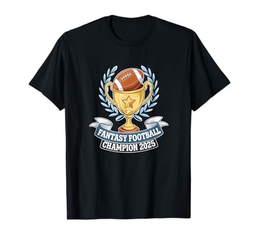 Fantasy Football Champion 2025 Lustig Damen Herren T-Shirt Fantasy Football Champion 2025 Lustig Damen Herren T-Shirt von Fantasy Football Champion 2025 Funny