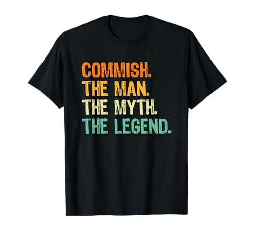Fantasy Football Commish Commissioner Man Myth Legend Funny T-Shirt Fantasy Football Commish Commissioner Man Myth Legend Funny T-Shirt von Fantasy Football Commish Myth T-Shirts for Men