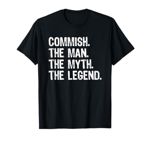 Fantasy Football Commish Commissioner Man Myth Legend Funny T-Shirt Fantasy Football Commish Commissioner Man Myth Legend Funny T-Shirt von Fantasy Football Commish The Myth T-Shirts for Men