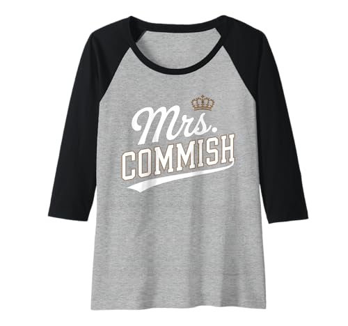 Damen Frau Commish, Meisterin der Fantasy Football League Raglan Damen Frau Commish, Meisterin der Fantasy Football League Raglan von Fantasy Football Designs By ShirtZilla