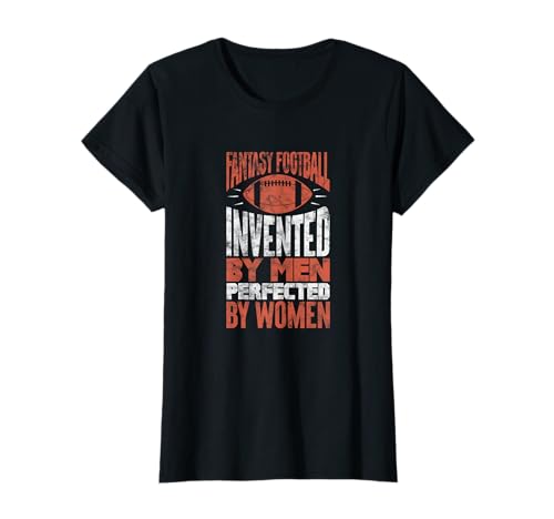 Fantasy-Fußball, erfunden von Männern, perfektioniert von Frauen Grunge T-Shirt Fantasy-Fußball, erfunden von Männern, perfektioniert von Frauen Grunge T-Shirt von Fantasy Football Gifts and Apparel