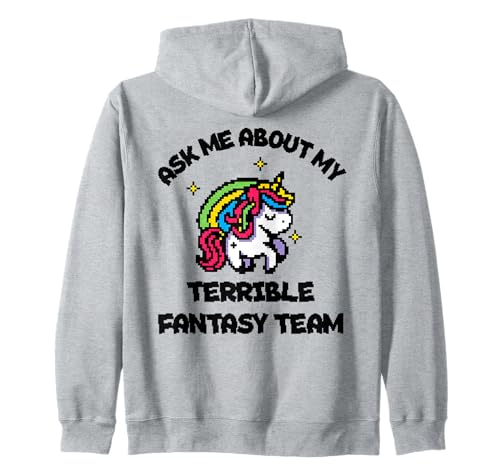 I Suck at Fantasy Fußball Einhorn Regenbogen Loser Männer Frauen Kapuzenjacke I Suck at Fantasy Fußball Einhorn Regenbogen Loser Männer Frauen Kapuzenjacke von Fantasy Football Loser Shirts