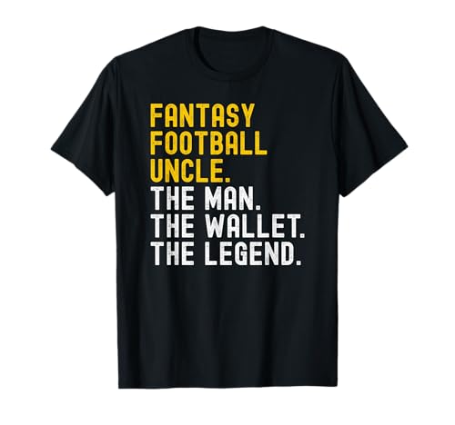 Fantasy Football Player Uncle Man Wallet Legend T-Shirt Fantasy Football Player Uncle Man Wallet Legend T-Shirt von Fantasy Football Uncle Wallet TShirt for Men