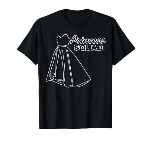 Prinzessinnen Squad Kleid Mädchen Spaß Gruppe T-Shirt von Fantasy Rollenspiel Freundinnen Outfit Fans