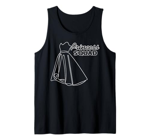 Prinzessinnen Squad Kleid Mädchen Spaß Gruppe Tank Top von Fantasy Rollenspiel Freundinnen Outfit Fans