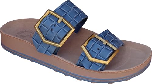 Fantasy Sandals - Flex Sole Technology - Sandalen aus leichtem und weichem Leder TAYLOR, blau, 40 EU Fantasy Sandals - Flex Sole Technology - Sandalen aus leichtem und weichem Leder TAYLOR, blau, 40 EU von Fantasy Sandals