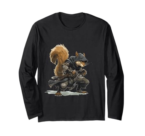 Fantasy Squirrel Rogue für Herren Langarmshirt Fantasy Squirrel Rogue für Herren Langarmshirt von Fantasy Squirrel Rogue Co.