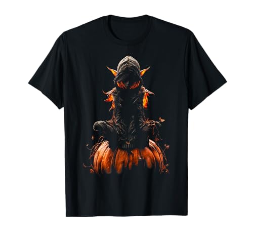 Halloween Elf Mythischer Kürbis Männer Fantasie Halloween T-Shirt Halloween Elf Mythischer Kürbis Männer Fantasie Halloween T-Shirt von Fantasy-TastiX