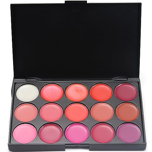 FantasyDay 15 Farben Wasserdichte Langlebige Lipglosse Set Xmas Makeup Gift Lipgloss Palette Frauen Lippen Feuchtigkeitsspendend Lippenpflege - Natürlich Glänzender Lippenstifte Geschenkset von FantasyDay