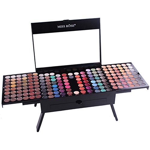 FantasyDay Make-up Geschenkset Multifunktions Kosmetik Makeup Paletten mit Lidschatten Palette, Lippenstift, Concealer, Puder, Rouge, Pinsel, Wimperntusche - Schmink Kit für Gesicht, Augen und Lippen von FantasyDay