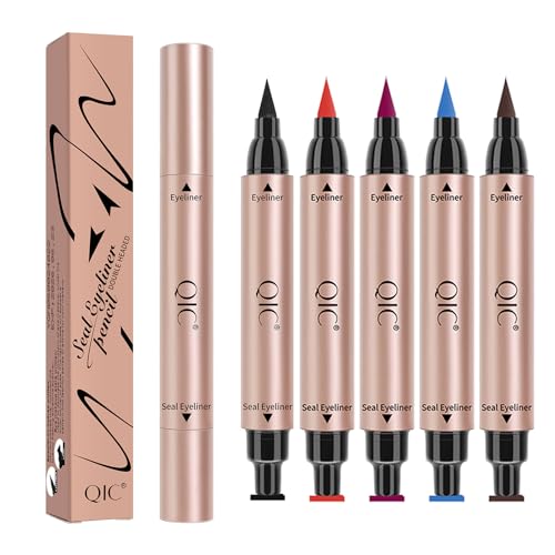 FantasyDay 5 Farben Wasserfest Wischfester Eyeliner Cremig Weiche Textur Eyelinerstift Langanhaltend Einfache Anwendung Augenstift - Professional Make-up Sets Eye Liner für Augen, Gesicht und Körper von FantasyDay