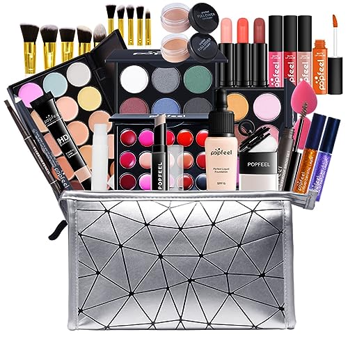 FantasyDay 5St Schmink Set Pflegeset Make-up Kit Kosmetik Set Weihnachten Makeup Schminkoffer Beauty Makeup Set mit Wimperntusche, Eyeliner, Augenbrauenstift, Lippenstift Und Concealer Stick #4 von FantasyDay