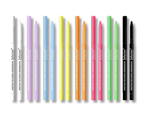 FantasyDay 8 Farben Wasserfest Wischfester Eyeliner Cremig Weiche Textur Eyelinerstift Langanhaltend Einfache Anwendung Augenstift - Professional Make-up Sets Eye Liner für Augen, Gesicht und Körper von FantasyDay