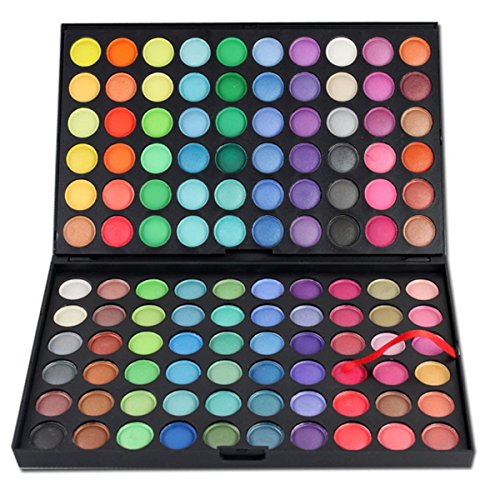 FantasyDay Profi 120 Farben Hochpigmentierte Warme Natürliche Matt Schminke Lidschatten Palette Makeup Kit - Augenschatten Eyeshadow Make Up Kosmetik Make-up Palette Schimmer Set #2 von FantasyDay