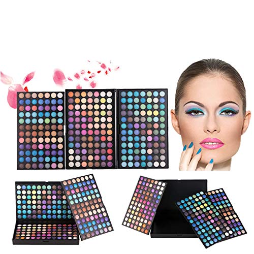 FantasyDay Profi 252 Farben Hochpigmentierte Warme Natürliche Matt Schminke Lidschatten Palette Makeup Kit - Augenschatten Eyeshadow Make Up Kosmetik Make-up Palette Schimmer Set von FantasyDay