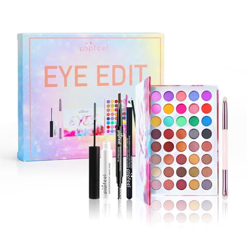 FantasyDay Xmas Make-up Sets Multifunktions Exquisite Makeup Geschenkset Kosmetik für Gesicht, Augen und Lippen - Schmink Beauty Kit mit Lidschatten Palette Lippenstift Concealer Puder Rouge Mascara von FantasyDay