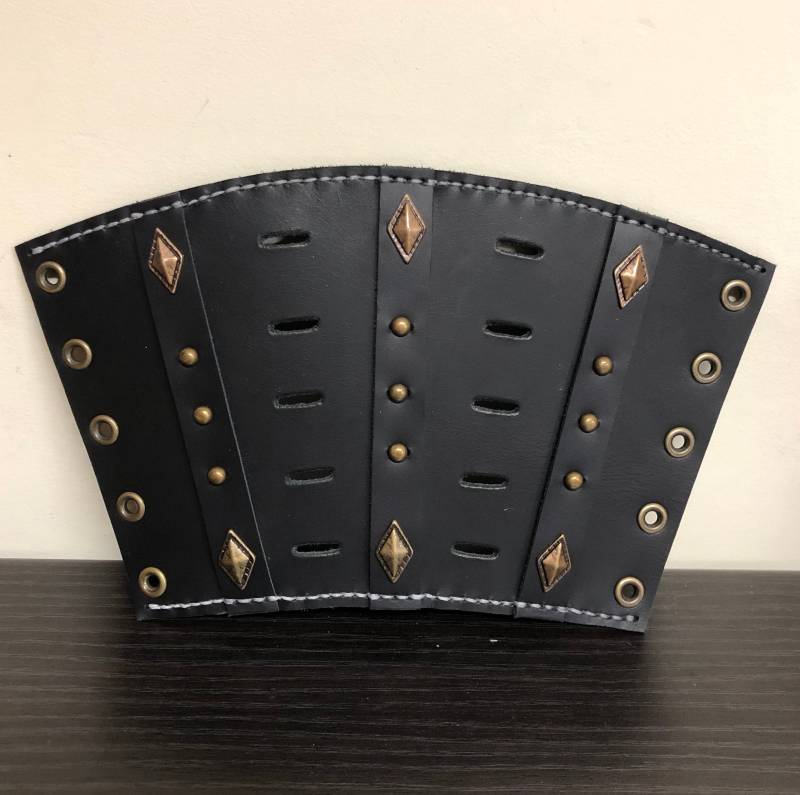 steampunk Mittelalter Futurist Sci Fi Rüstung Leder Armschienen | - Ein Paar steampunk Mittelalter Futurist Sci Fi Rüstung Leder Armschienen | - Ein Paar von FantasyFuzion