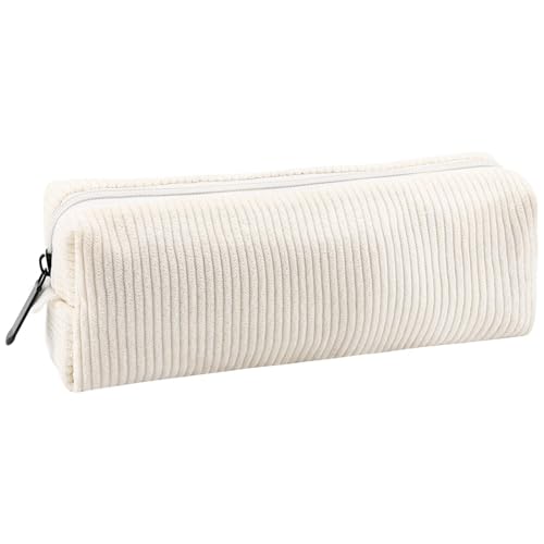 Fantasyon 1 x Federmäppchen, Federmäppchen, Federmäppchen mit Reißverschluss (weiß), weiß, Einfach von Fantasyon