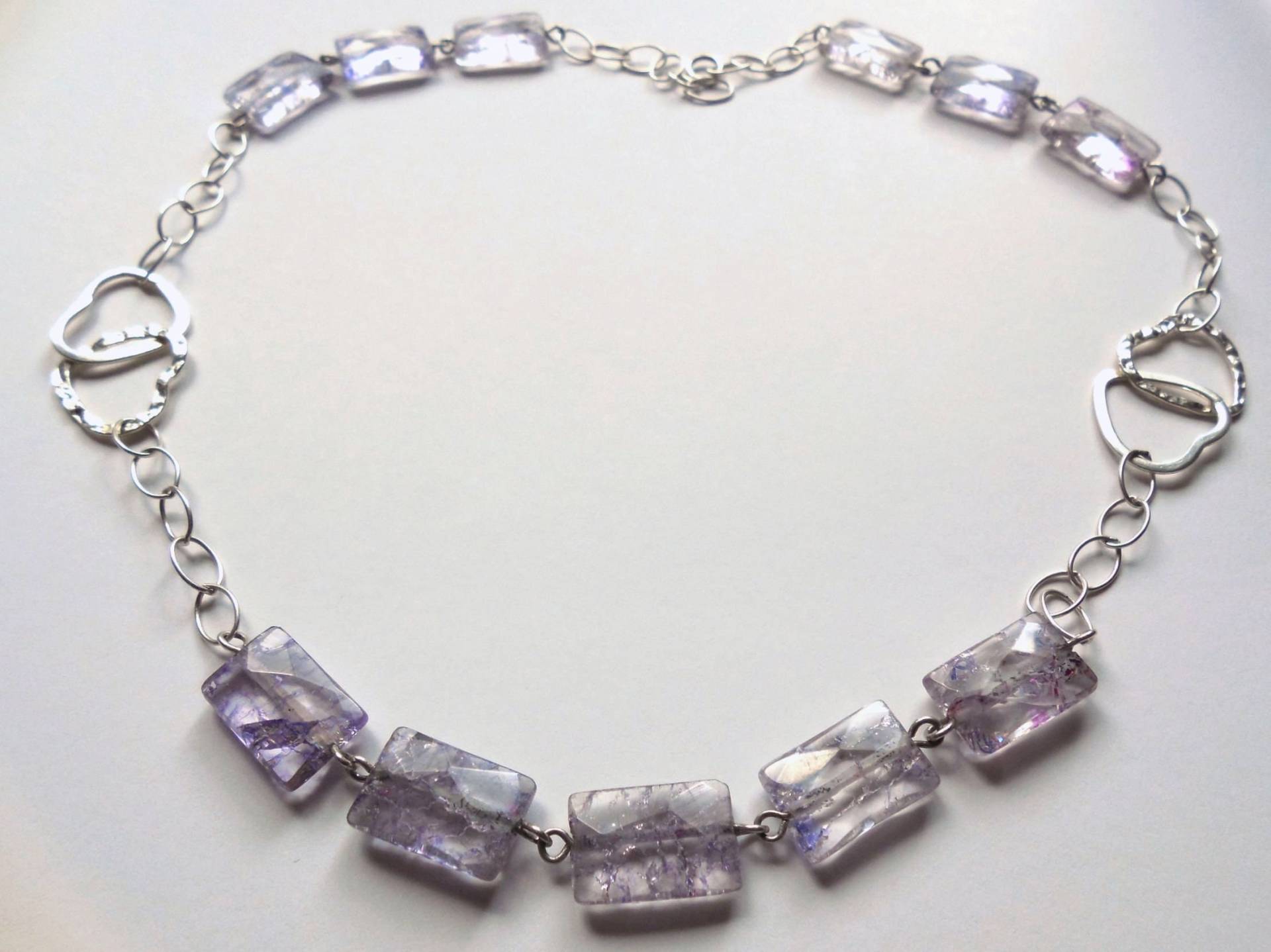 Kette 925Er Silber Und Bergkristall Lila Kette 925Er Silber Und Bergkristall Lila von FanyRey