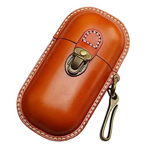 Fanyixuan Handgefertigtes Brillenetui aus Leder, Hartschale, Retro-Stil, für Damen und Herren, braun, Small Fanyixuan Handgefertigtes Brillenetui aus Leder, Hartschale, Retro-Stil, für Damen und Herren, braun, Small von Fanyixuan