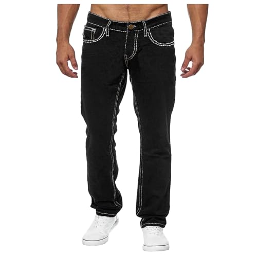 Faonkeew Jeans Herren Stretch Stretchjeans Athletische Passform Denim Regular Fit Jeanshose Stonewashed High Waist Straight Cut Basic Washed Männer Hosen Sporthose Freizeithose Faonkeew Jeans Herren Stretch Stretchjeans Athletische Passform Denim Regular Fit Jeanshose Stonewashed High Waist Straight Cut Basic Washed Männer Hosen Sporthose Freizeithose von Faonkeew
