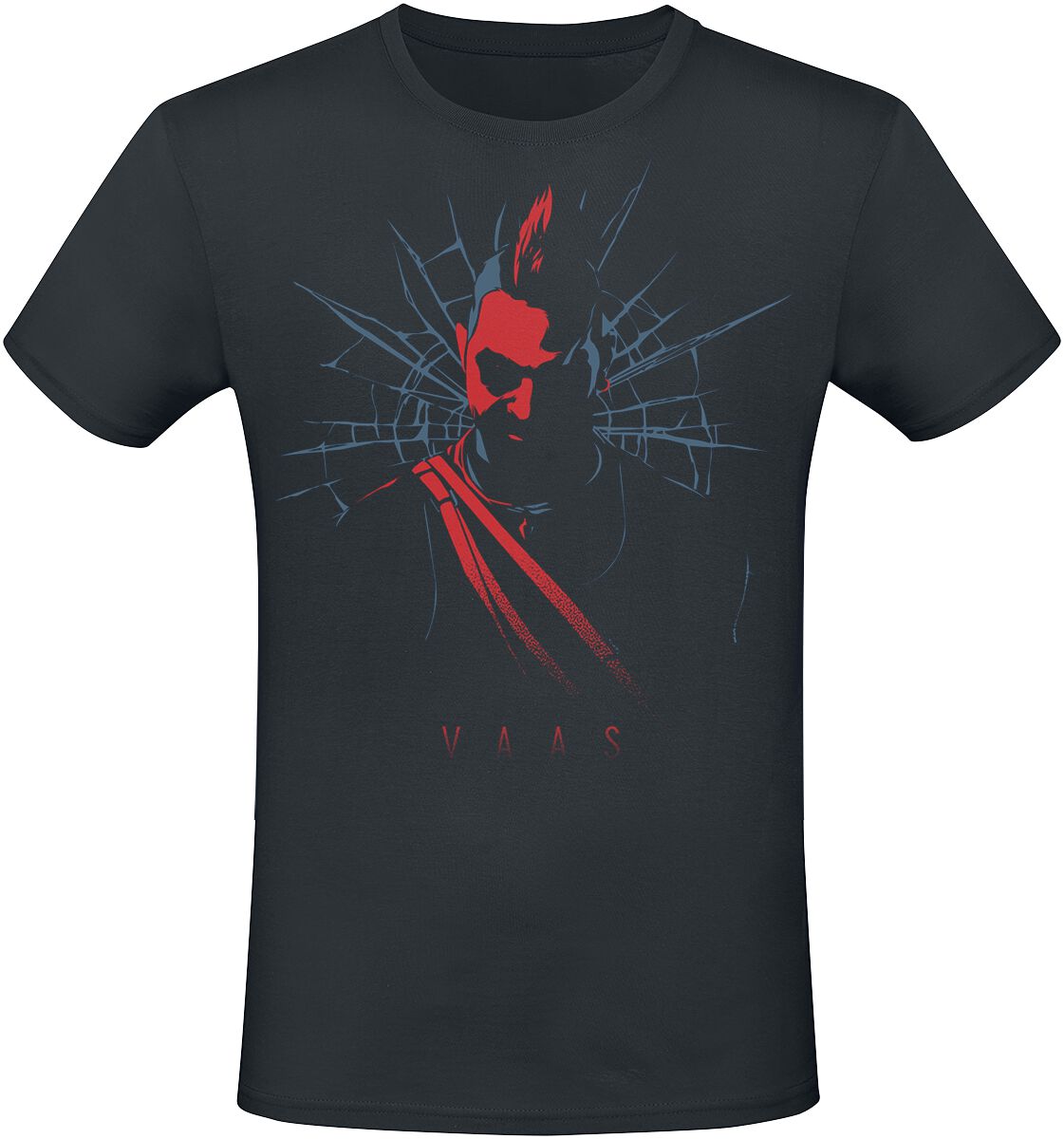 Far Cry Villains - Vaas T-Shirt schwarz in S von Far Cry