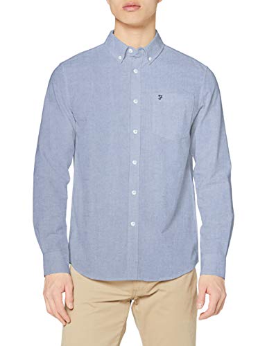 Farah Classic Herren Drayton Business Hemd, Blau (Regatta Blue), Einheitsgröße/M von Farah