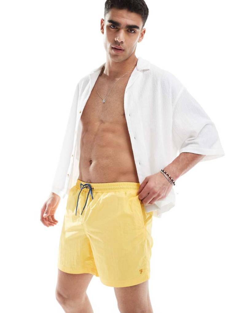 Farah - Colbert - Badeshorts in Gelb von Farah
