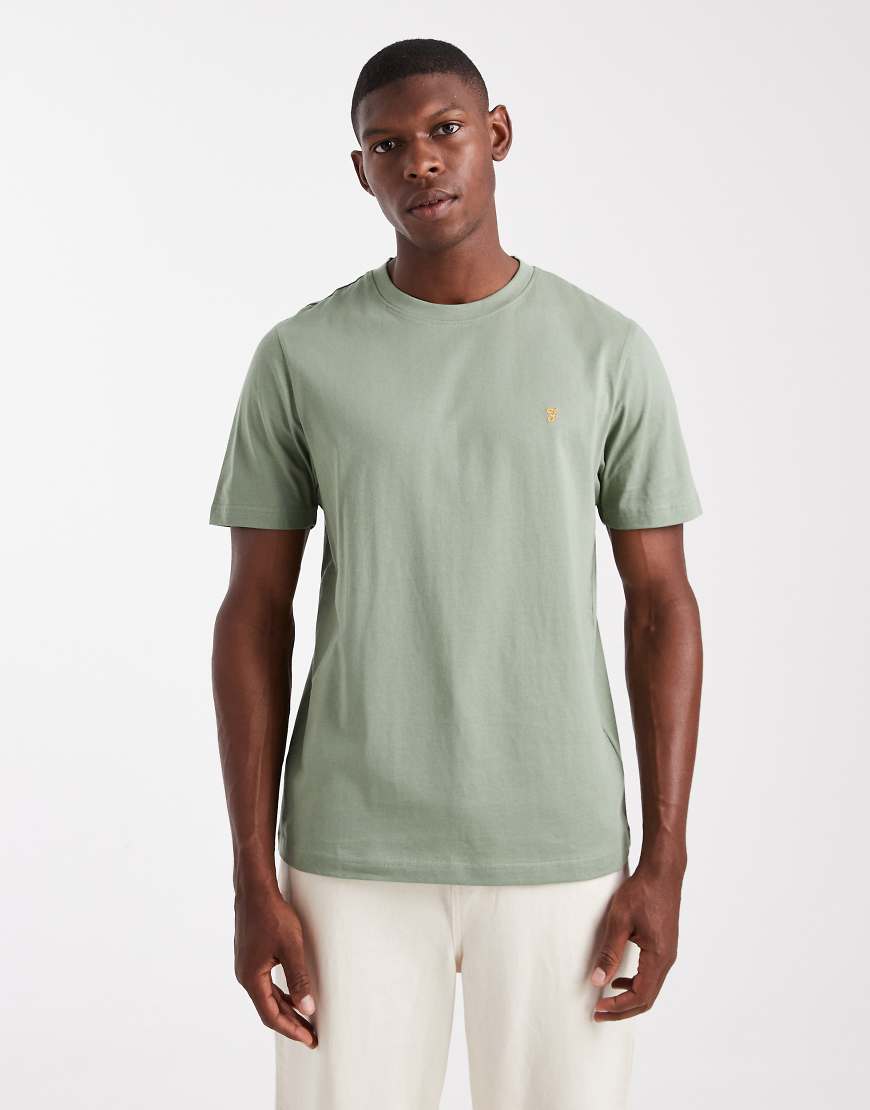 Farah - Danny - Kurzärmliges T-Shirt in Grün mit regulärer Passform Farah - Danny - Kurzärmliges T-Shirt in Grün mit regulärer Passform von Farah