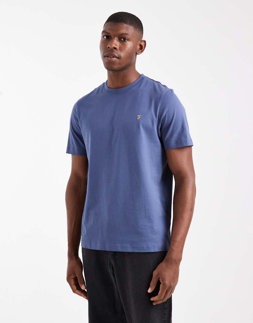 Farah - Danny - Regular-Fit-T-Shirt in Blau von Farah