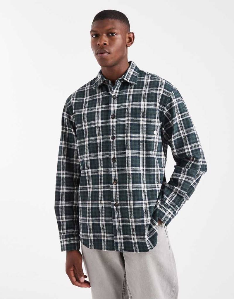 Farah - Hardaker - Langärmliges Hemd in grau kariert von Farah