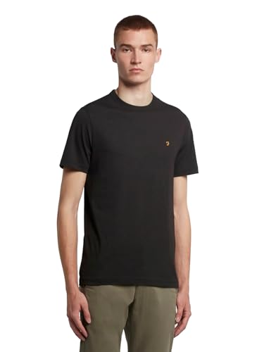 Farah Herren Danny T-Shirt, Schwarz, XL von Farah